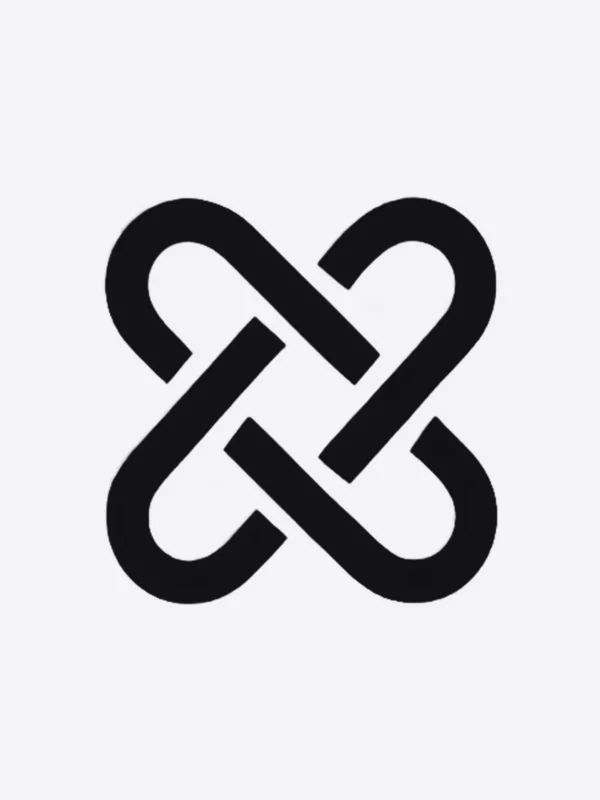 Loop print, flat artwork