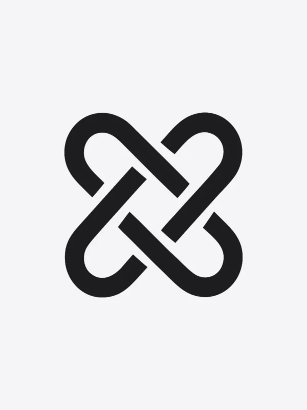 The Loop artwork on its own: one continuous line crossing itself four times.